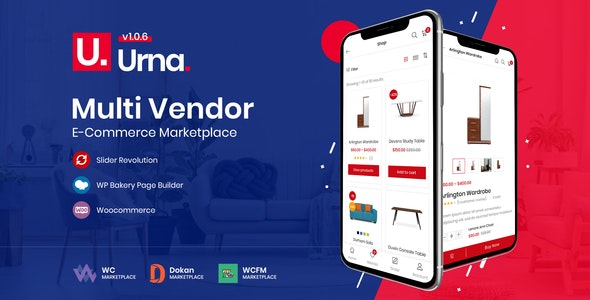 URNA V1.0.8 - ALL-IN-ONE WOOCOMMERCE WORDPRESS THEME
